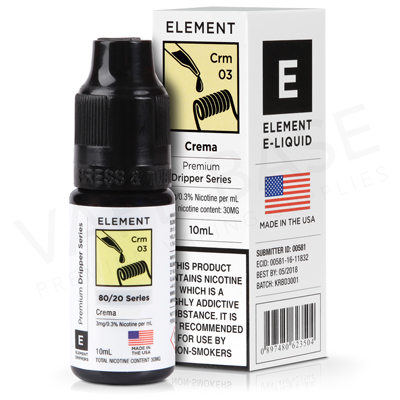 Crema Dripper E-Liquid by Element