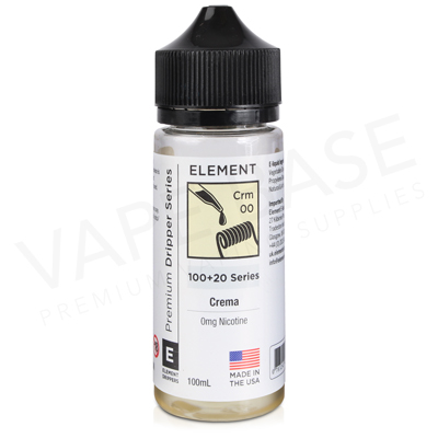 Crema E-Liquid by Element 100ml