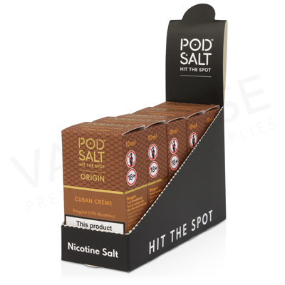 Cuban Creme Nic Salt E-Liquid by Pod Salt Origin