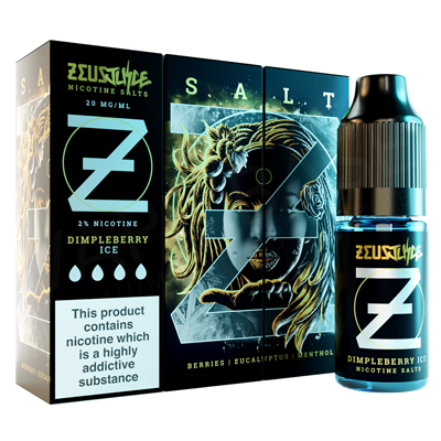 Dimpleberry Ice Nic Salt E-Liquid by Zeus Juice