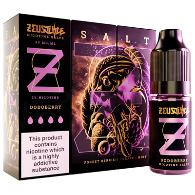 Dodoberry Nic Salt E-Liquid by Zeus Juice