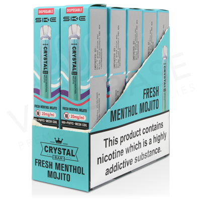 Fresh Menthol Mojito Crystal Bar Disposable Vape