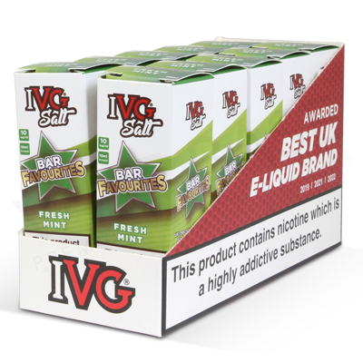 Fresh Mint Nic Salt E-Liquid by IVG Bar Favourites