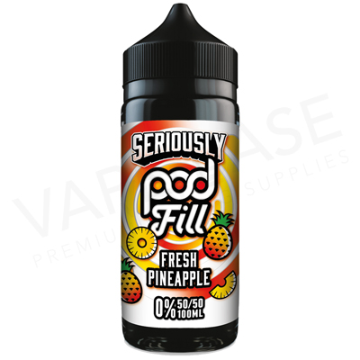 Fresh Pineapple Shortfill E-Liquid by Seriously Pod Fill 100ml