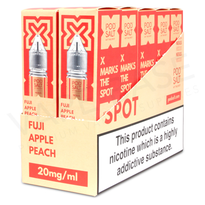 Fuji Apple Peach Nic Salt E-Liquid by Pod Salt Nexus