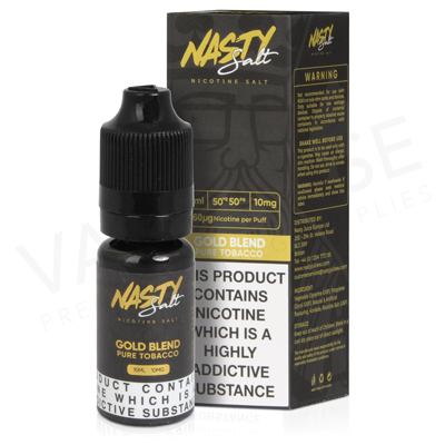 Gold Blend Nic Salt E-Liquid by Nasty Juice