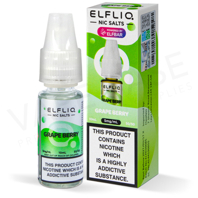 Grape Berry Nic Salt E-Liquid by Elfliq