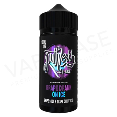Grape Drank On Ice Shortfill E-Liquid by Ruthless 100ml