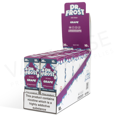**Discontinued** Grape E-Liquid by Dr Frost Polar Ice Salts