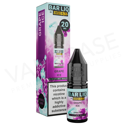 Grape Ice Nic Salt E-Liquid by Zeus Juice Bar Liq