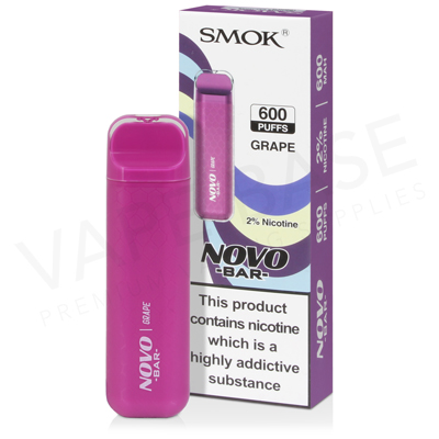 Grape Smok Novo Bar Disposable Vape