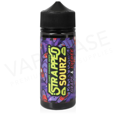 Grape & Lychee Shortfill E-Liquid by Strapped Sourz 100ml