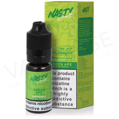 Green Ape Nic Salt E-Liquid by Nasty Juice