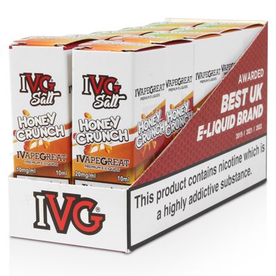 Honey Crunch Nic Salt E-Liquid by IVG Salts