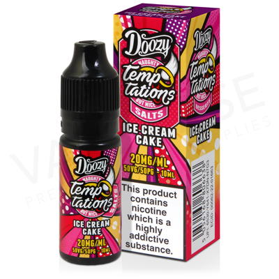 Ice Cream Cake E-Liquid by Doozy Temptations Salts