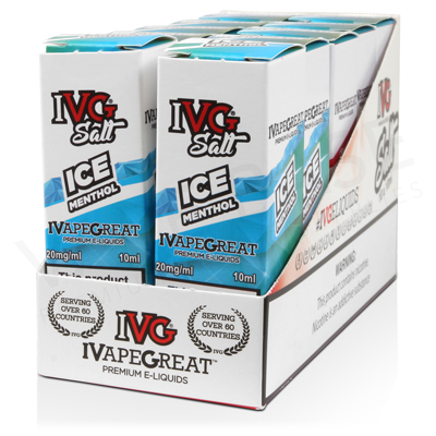Ice Menthol Nic Salt E-Liquid by IVG Salts