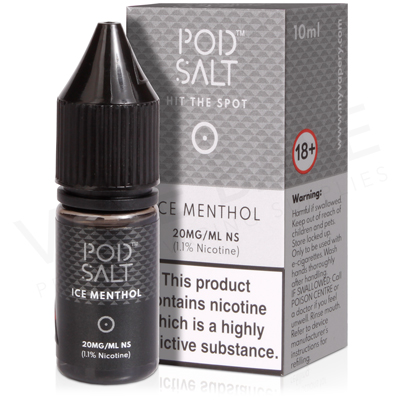 Ice Menthol Nicotine Salt E-Liquid by Pod Salt