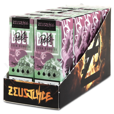 **Discontinued** Iced Berries Nic Salt E-Liquid by Bolt