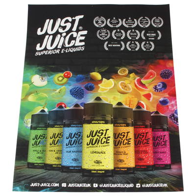 Just Juice A3 Poster - 100ml