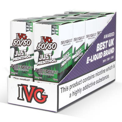 Just Menthol E-Liquid by IVG 50/50