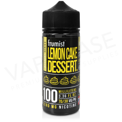 Lemon Cake Shortfill E-Liquid by Frumist Desserts 100ml