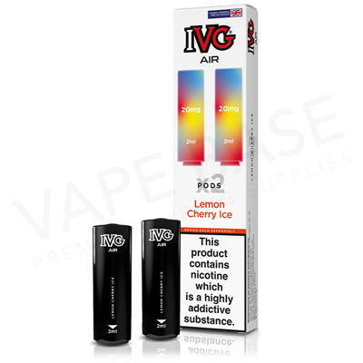 Lemon Cherry Ice IVG Air Prefilled Pod