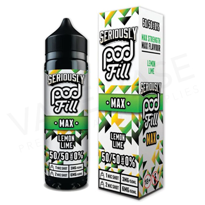 Lemon Lime E-Liquid by Seriously Pod Fill Max