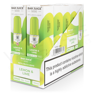 Lemon & Lime E-Liquid by Bar Juice 5000