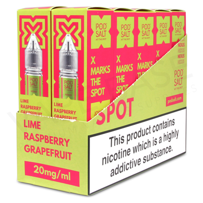 Lime Raspberry Grapefruit Nic Salt E-Liquid by Pod Salt Nexus