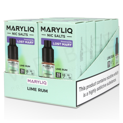 Lime Rum Nic Salt E-Liquid by Maryliq