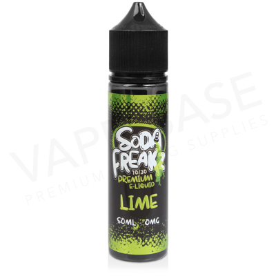 Lime Shortfill E-Liquid by Soda Freakz 50ml