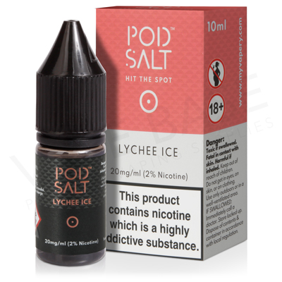 Lychee Ice Nic Salt E-Liquid by Pod Salt