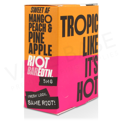 Mango Peach Pineapple Nic Salt E-Liquid by Riot Bar Edition