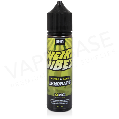 Mango & Basil Shortfill E-Liquid by Weird Vibes 50ml