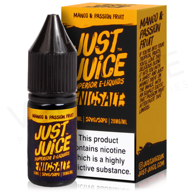Mango & Passion Fruit Nic Salt E-Liquid by Just Juice