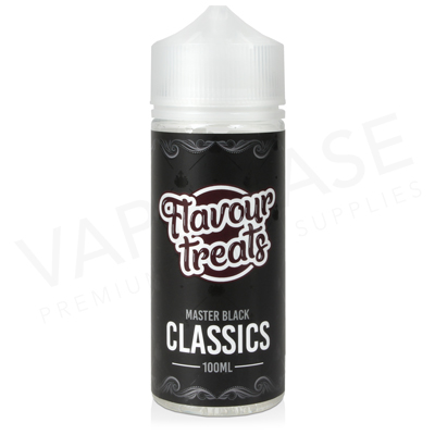 Master Black Shortfill E-Liquid by Flavour Treats Classics 100ml