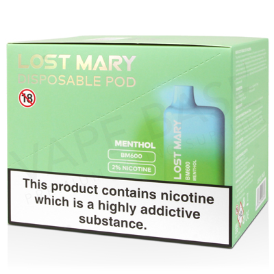 Menthol Lost Mary BM600 Disposable Vape