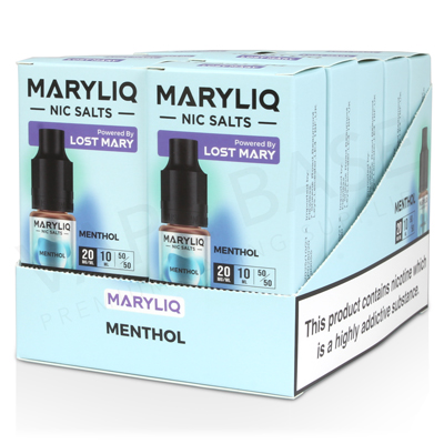 Menthol Nic Salt E-Liquid by Maryliq
