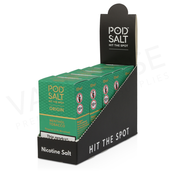 Menthol Tobacco Nic Salt E-Liquid by Pod Salt Origin