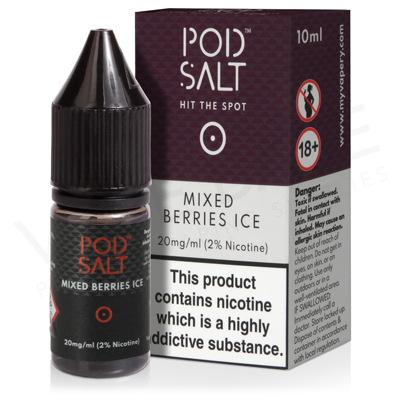 Mixed Berry Ice Nic Salt E-Liquid by Pod Salt