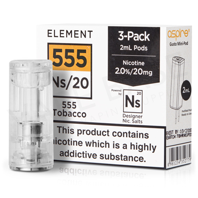 NS20 + NS10 555 Tobacco Pod E-Liquid by Element