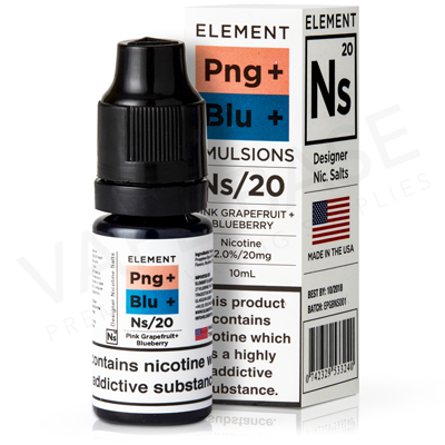 NS Pink Grapefruit and Blueberry E-Liquid by Element