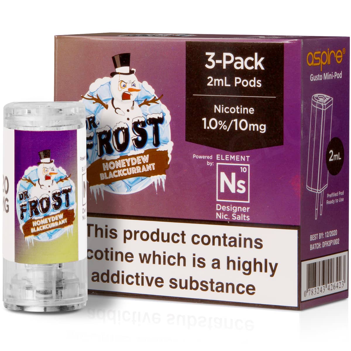 NS20 + NS10 Honeydew Pod ELiquid by Dr Frost Aspire Gusto / NS20