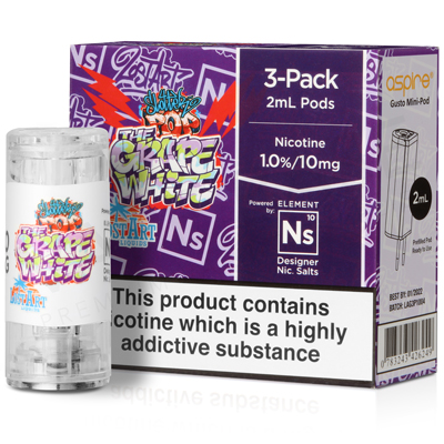 NS20 + NS10 The Grape White Pod E-Liquid by The Lost Arts