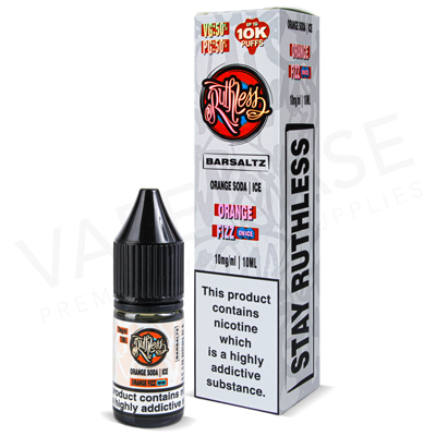 Orange Fizz On Ice Nic Salt E-Liquid by Ruthless Bar Saltz