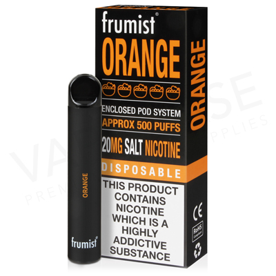 Orange Frumist Disposable Device