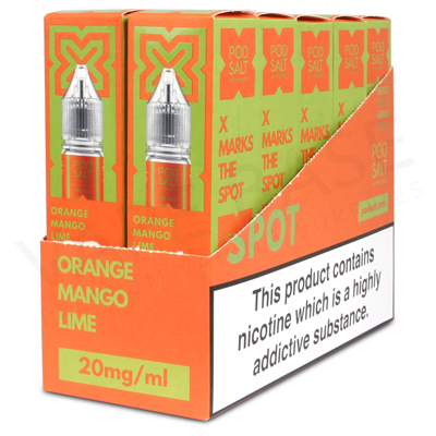 Orange Mango Lime Nic Salt E-Liquid by Pod Salt Nexus