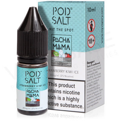 Pacha Mama Strawberry Kiwi Ice E-Liquid by Pod Salt Fusions