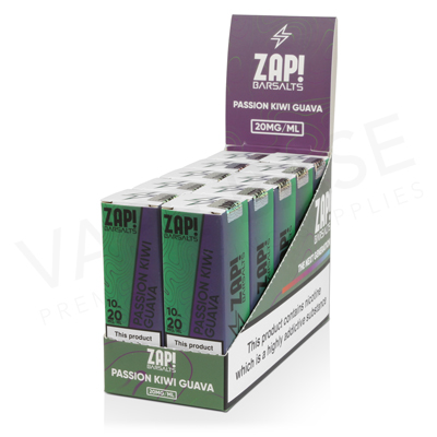 Passion Guava Kiwi E-Liquid by ZAP! Bar Salts