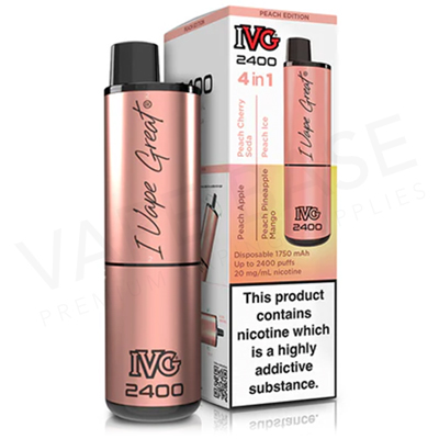 Peach Edition IVG 2400 Disposable Vape